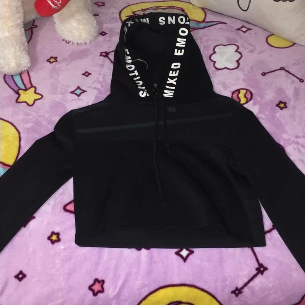 Hoodie crop-top